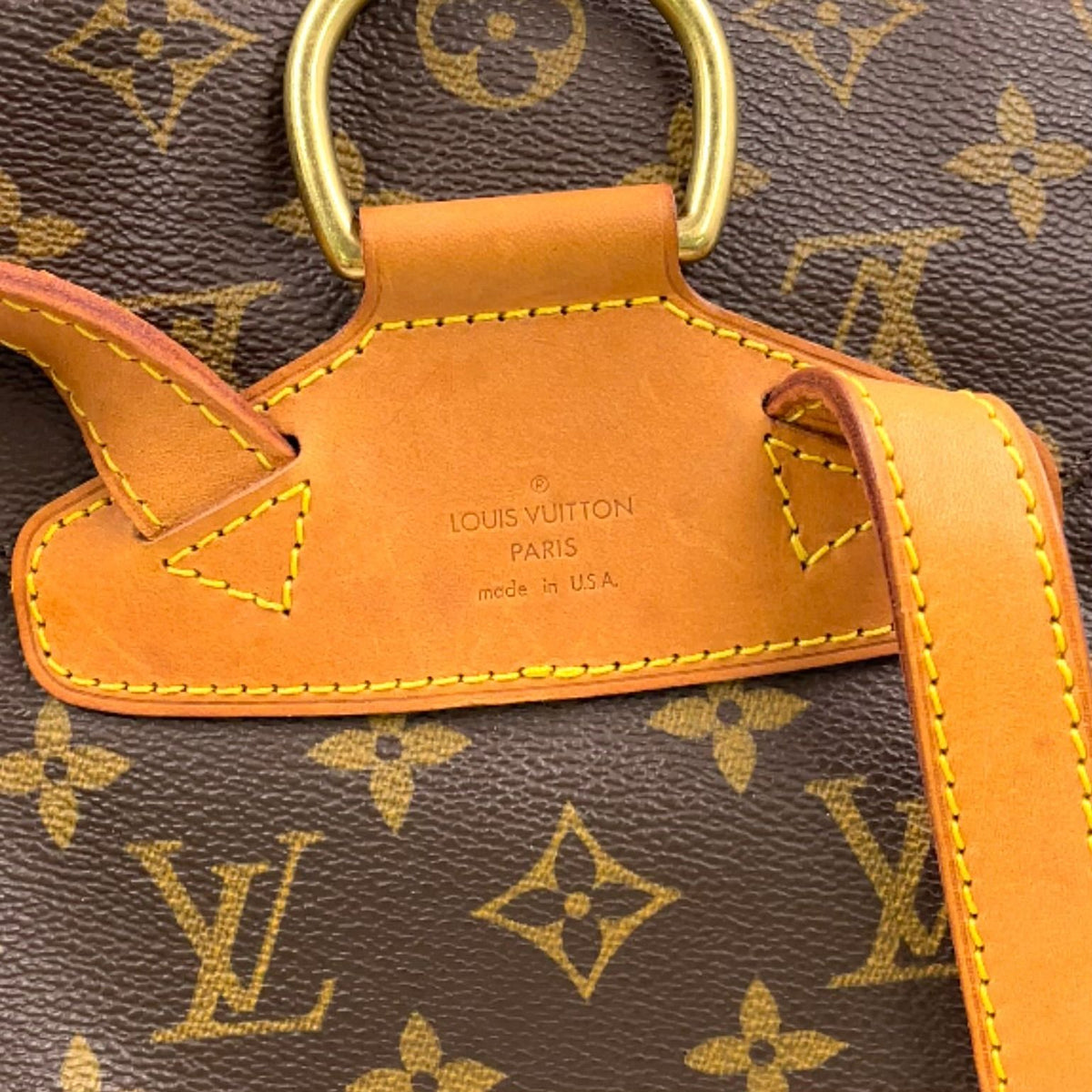 Louis Vuitton Montsouris MM Monogram Leather Backpack — view 4