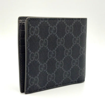 Gucci New Web GG Supreme Gray Bifold Wallet — view 2