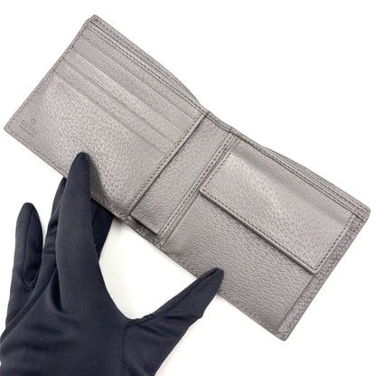 Gucci New Web GG Supreme Gray Bifold Wallet — view 3