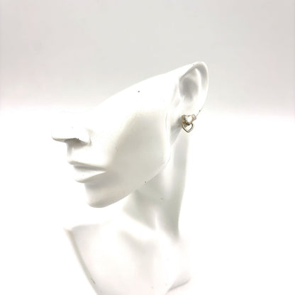 Tiffany & Co Double Heart Silver Earrings — view 8