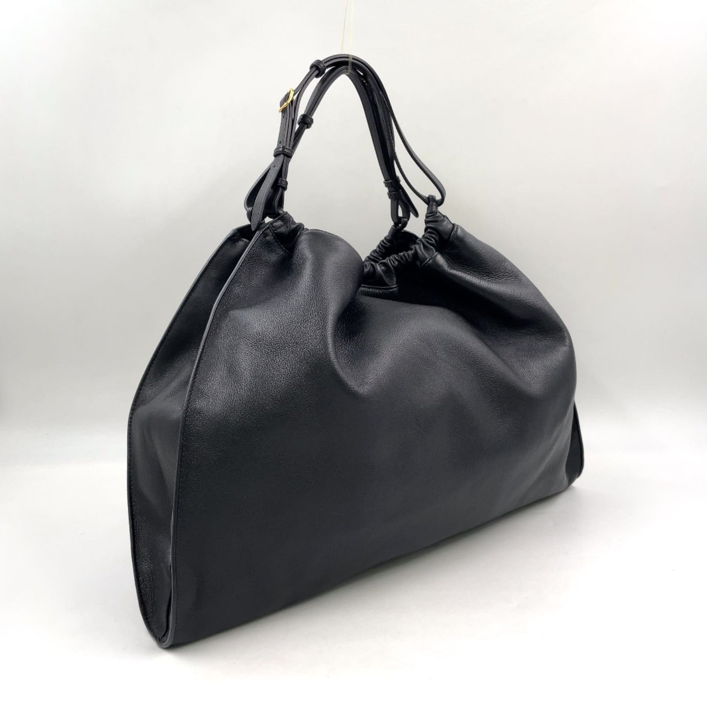 Gucci Blondie 2-Way Shoulder Bag Leather Black Handle Gold — view 2