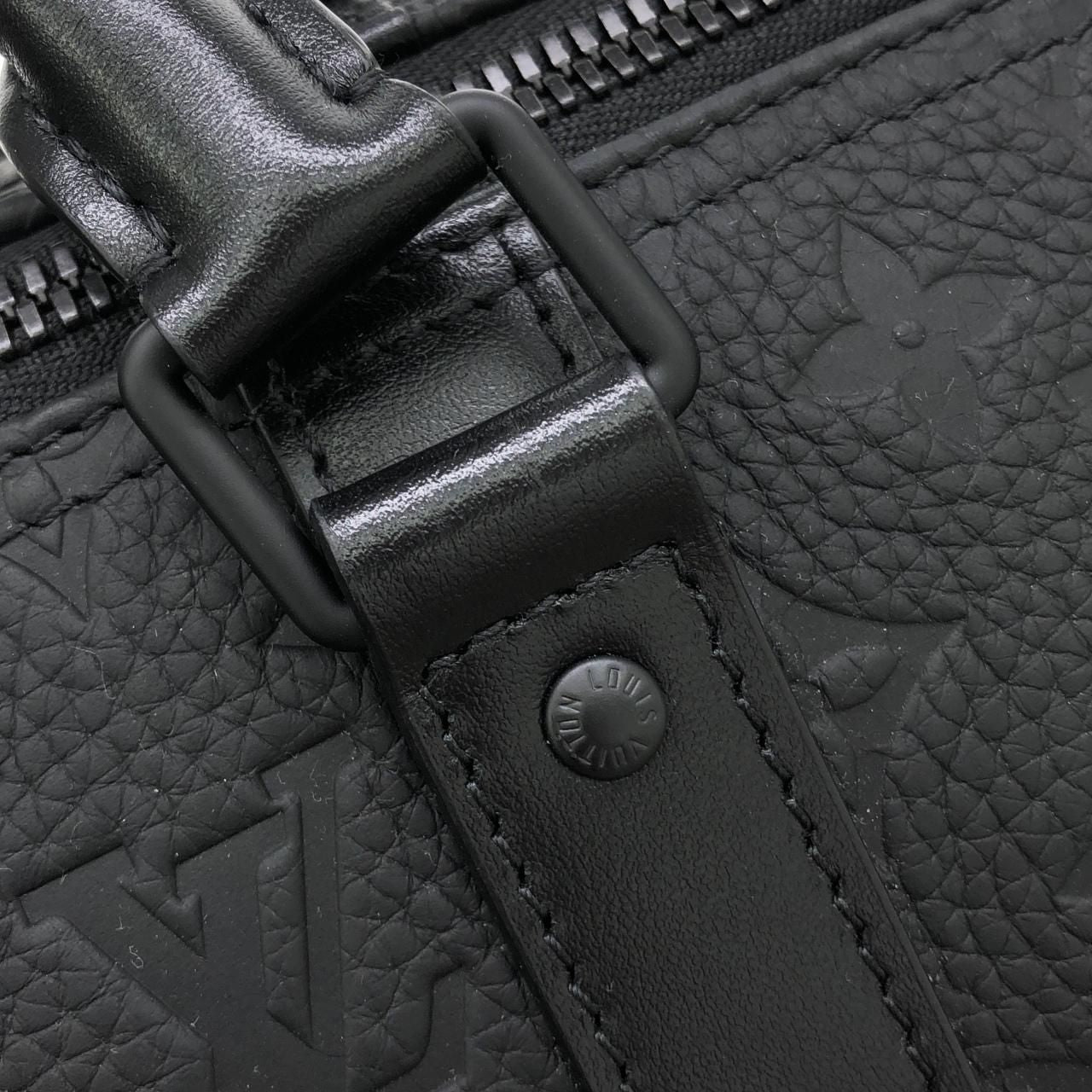 Louis Vuitton Taurillon Monogram Keepall Bandouliere 50 Boston Bag — view 3