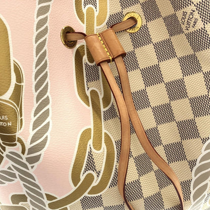 Louis Vuitton Damier Azur Neo Noe MM Shoulder Bag — view 5