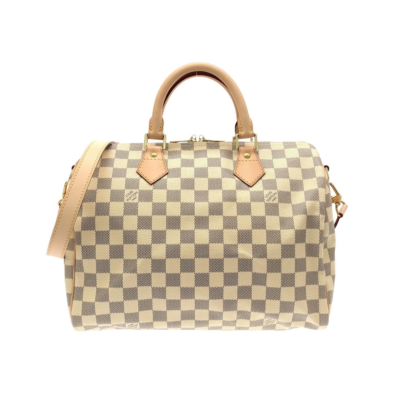 Louis Vuitton Damier Azur Speedy Bandouliere 30 Boston Bag