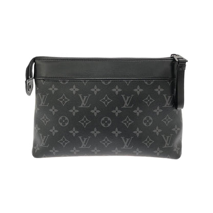 Louis Vuitton Monogram Eclipse Pochette Voyage Souple Bag — view 2