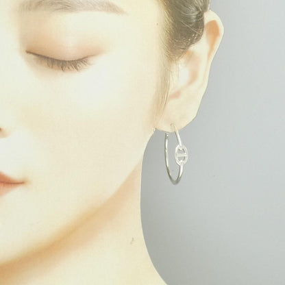 Hermes Chaine D'Ancre Enchainee Large Earrings — view 4