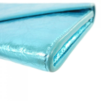 Balenciaga Paper Money Zip Around Metallic Effect Wallet — view 3