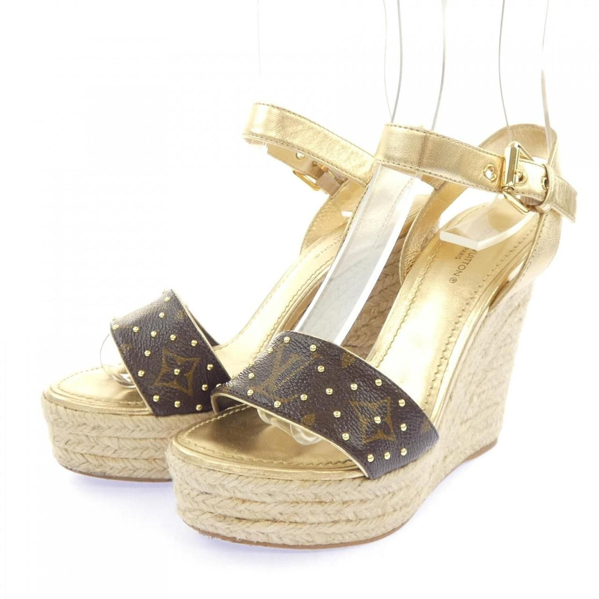 Louis Vuitton Espadrilles Monogram Canvas Starboard Line Sandals — view 3