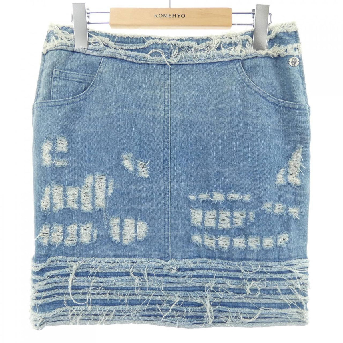 Chanel 08A Skirt Blue