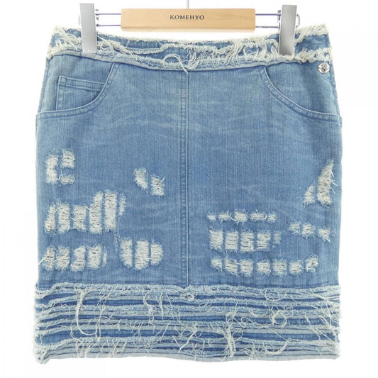 Chanel 08A Skirt Blue