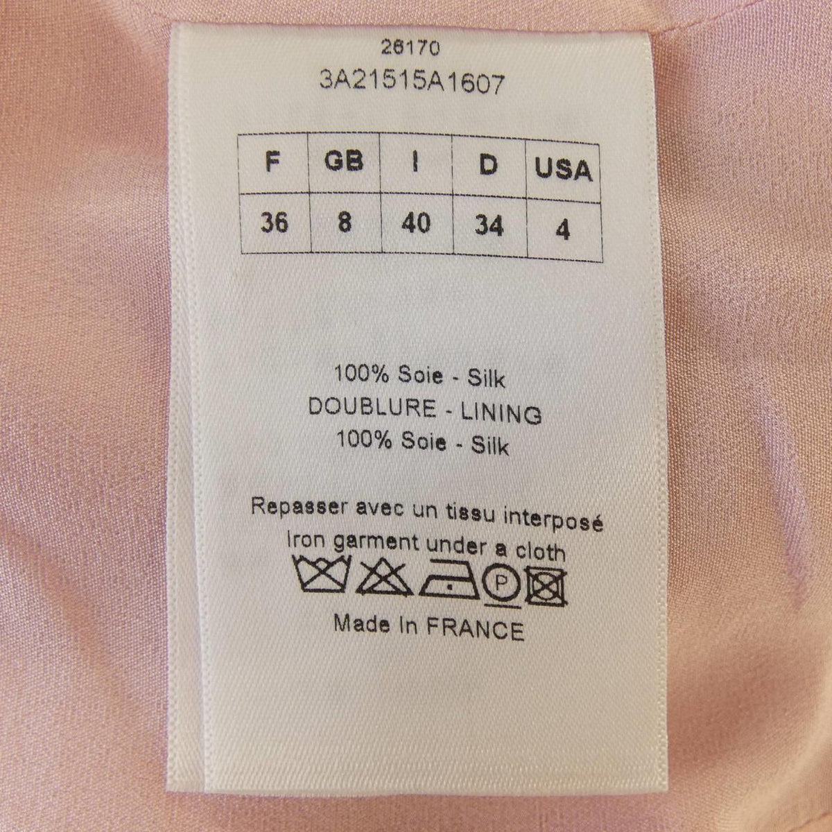 Dior Tunic Jacket Pink — view 3