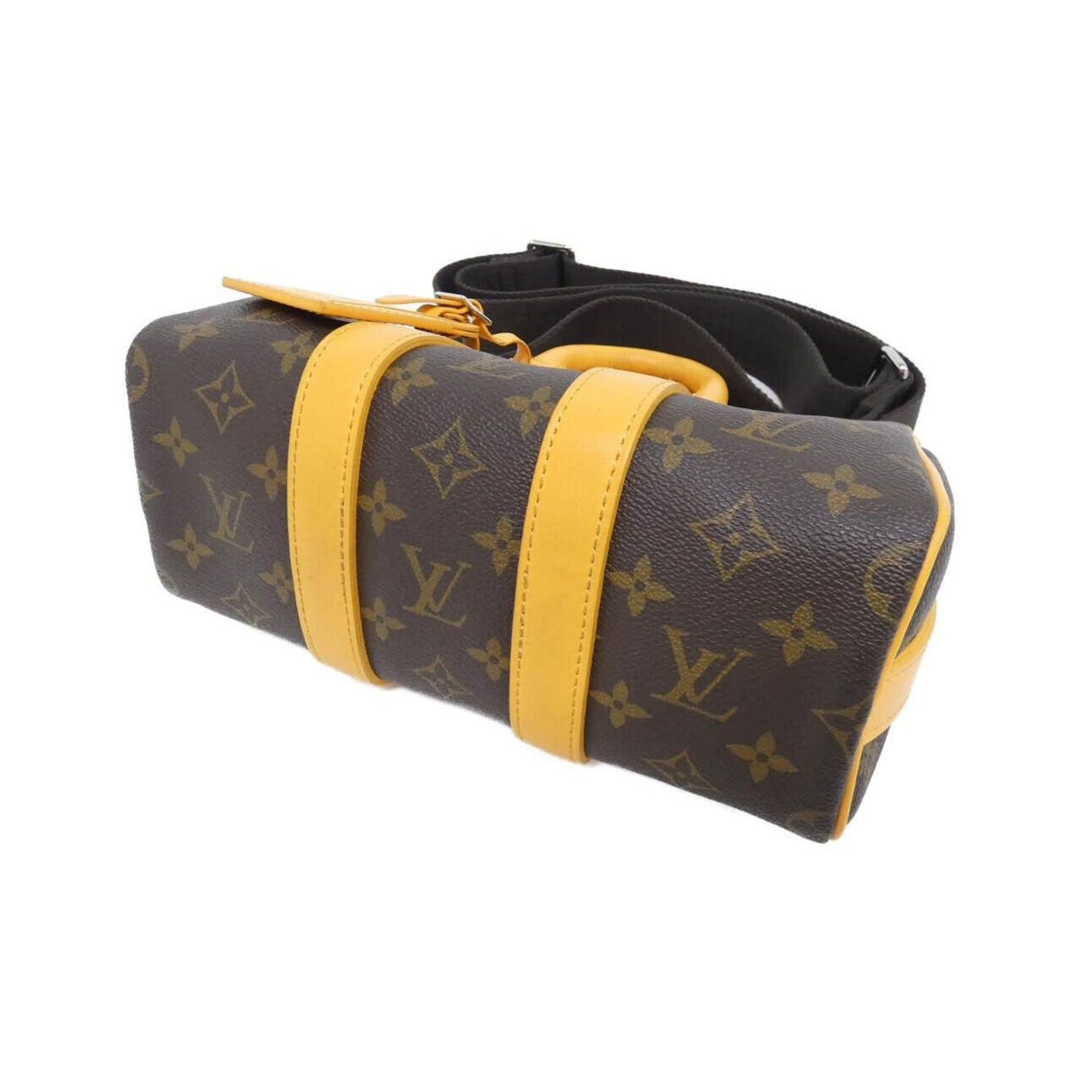 Louis Vuitton Monogram Macassar Keepall Bandouliere 25 Boston Bag — view 2