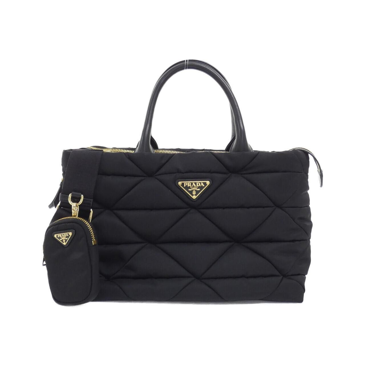 Prada Bag Handbag Gold