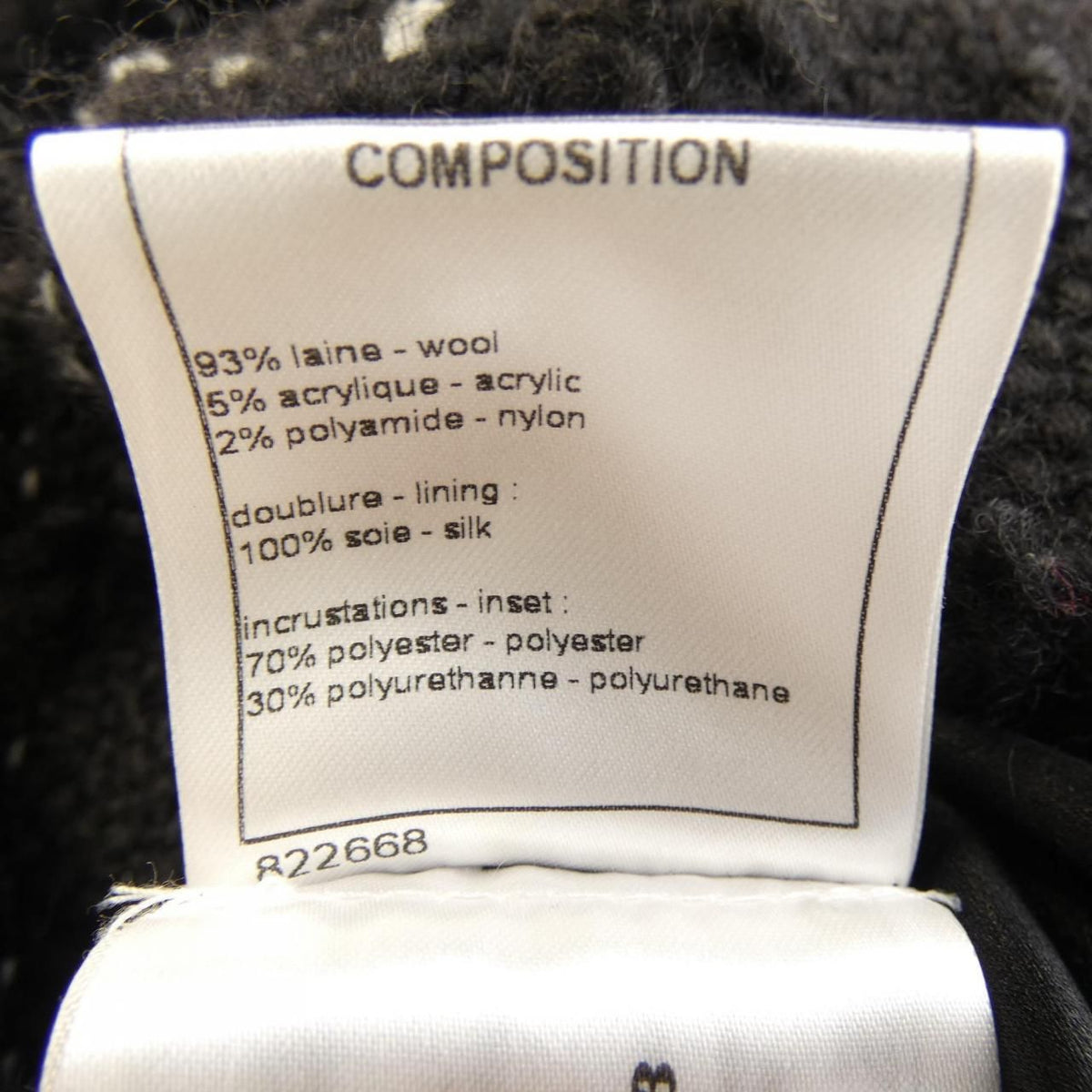 Chanel Coat Black — view 3