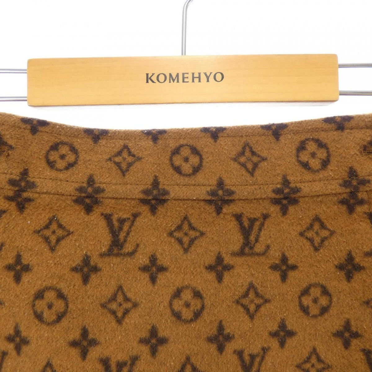 Louis Vuitton Button Detail Monogram Mini Skirt — view 5