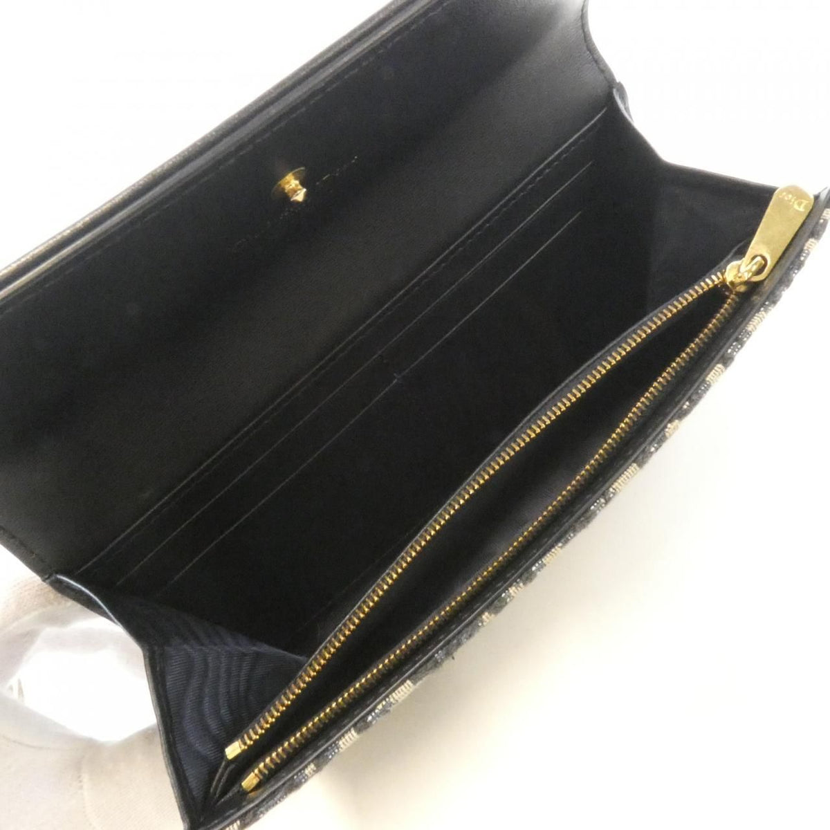 Dior Oblique 30 Montaigne Violet Wallet S Unko — view 6