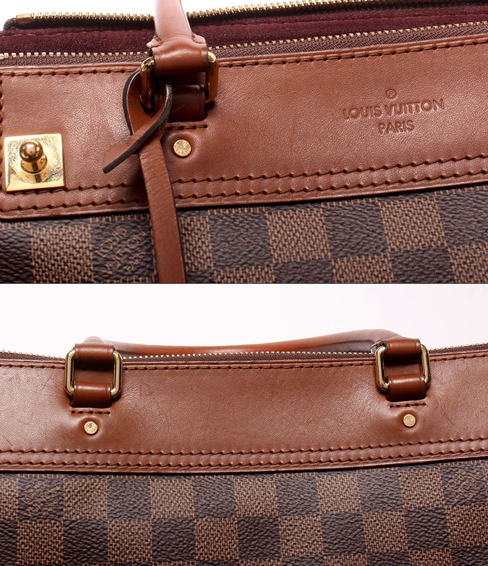 Louis Vuitton 2-Way Handle Tote Shoulder Bag Greenwich Damier Ebene — view 7