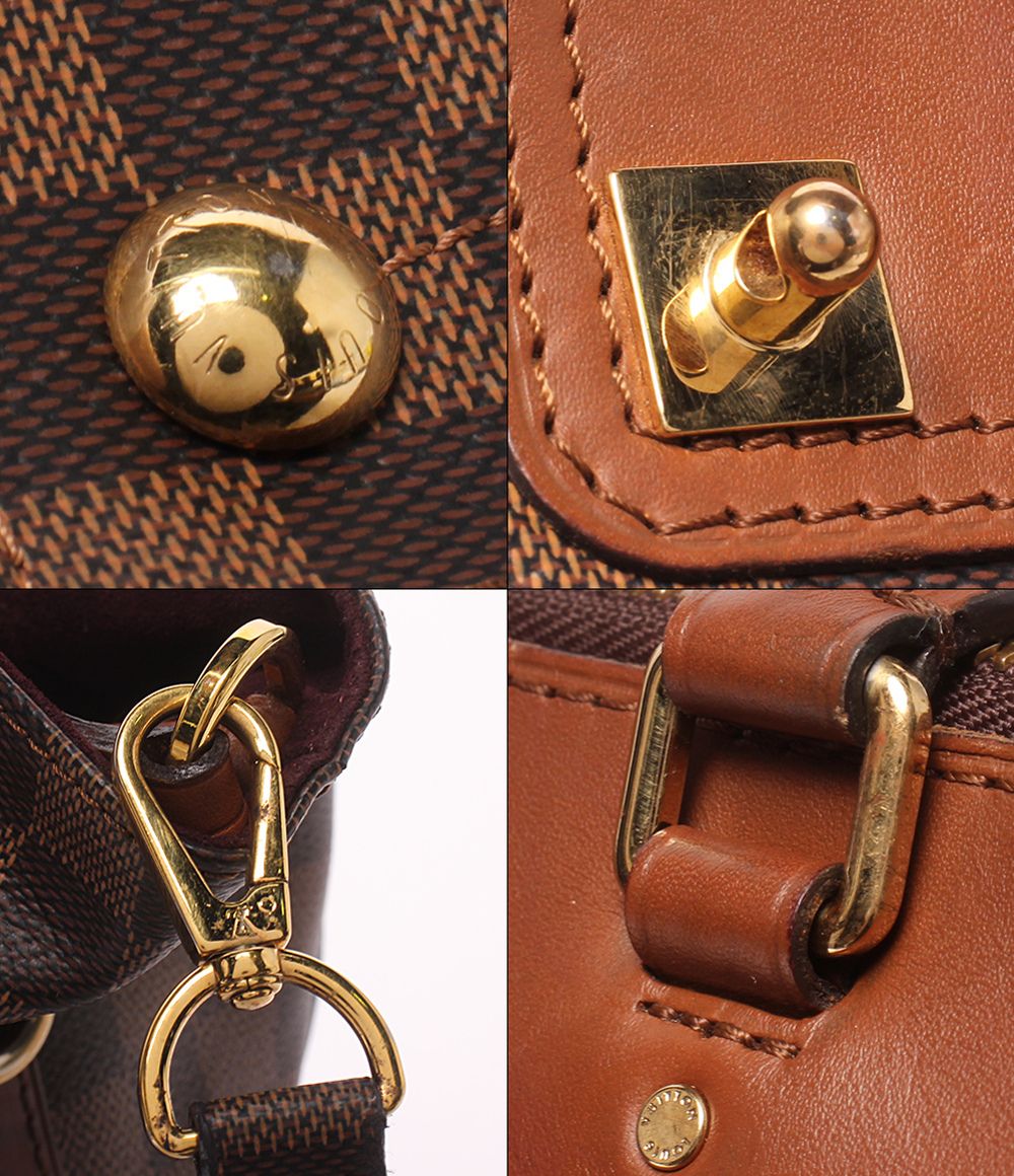 Louis Vuitton 2-Way Handle Tote Shoulder Bag Greenwich Damier Ebene — view 5