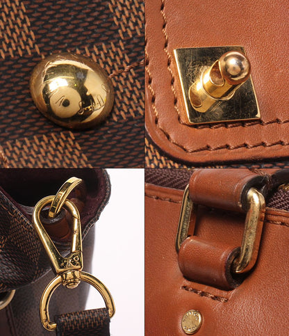 Louis Vuitton 2-Way Handle Tote Shoulder Bag Greenwich Damier Ebene — view 5