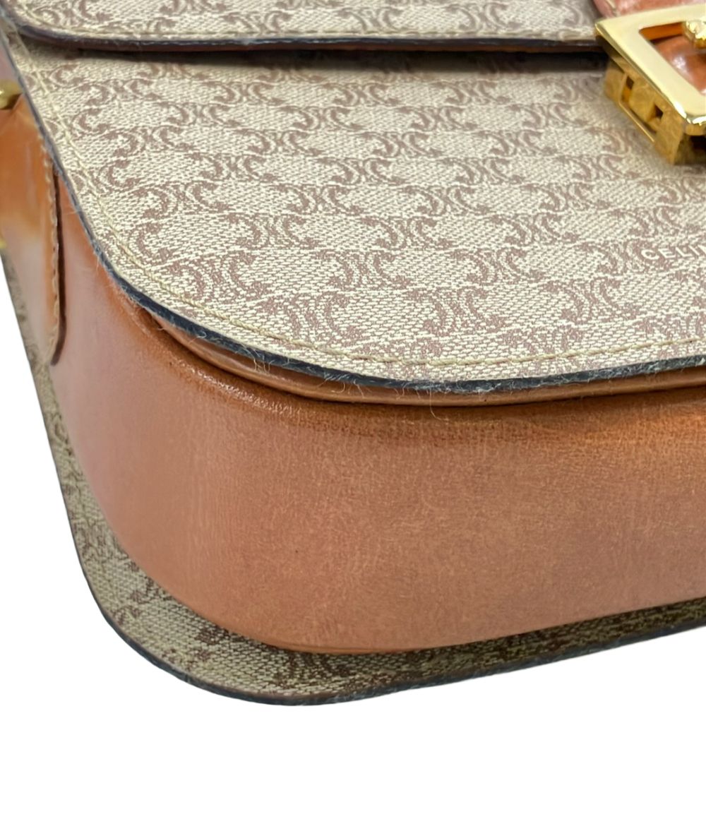 Celine Shoulder Bag Crossbody Horse Carriage Macadam 08 — view 7