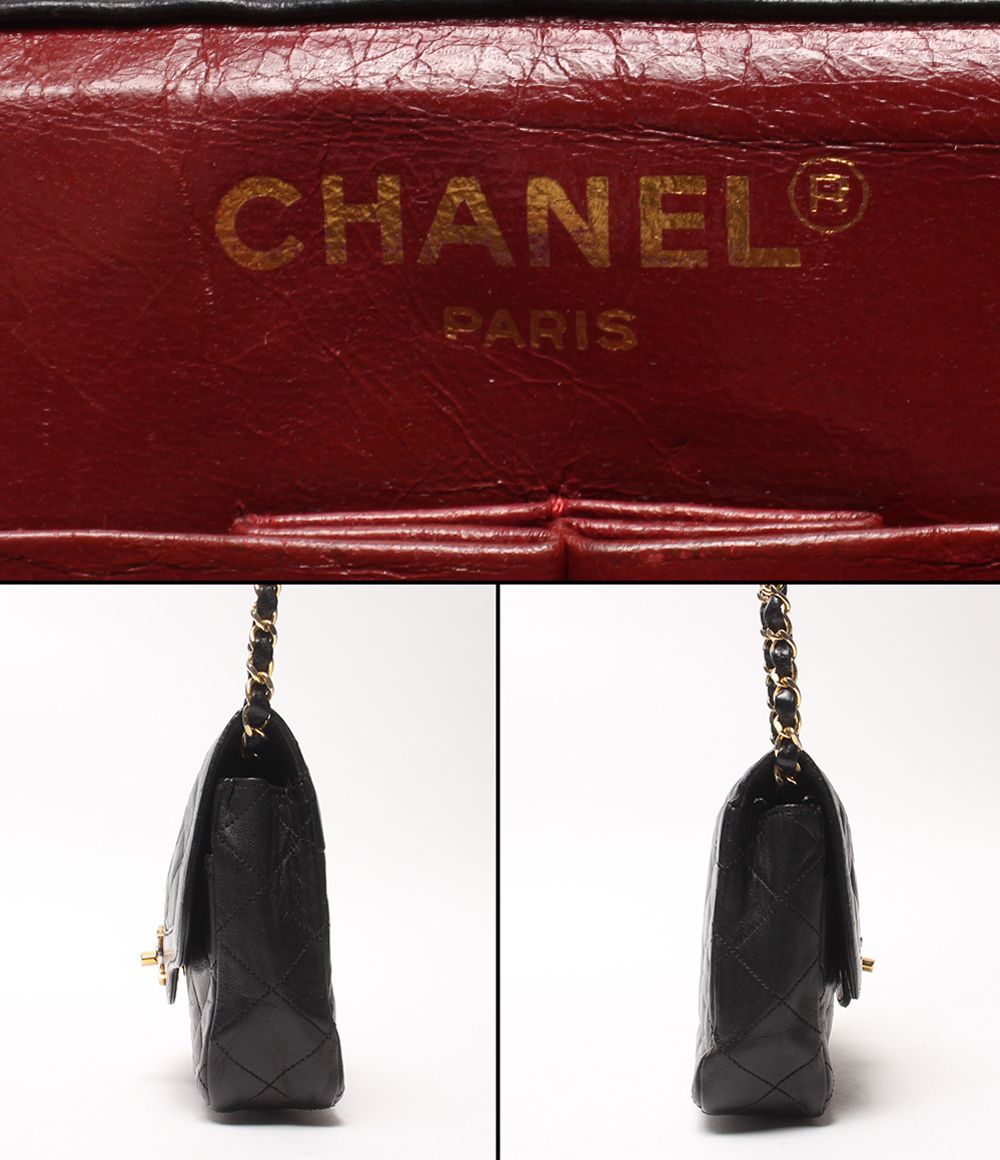 Chanel Chain Shoulder Bag Lambskin Quilted — view 4