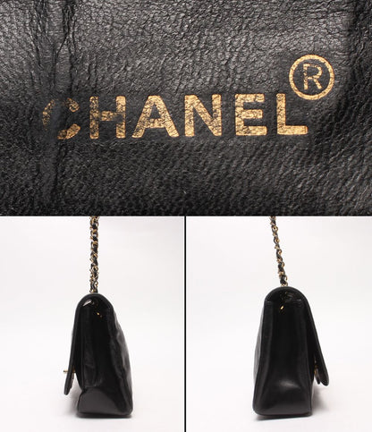 Chanel Chain Shoulder Bag Crossbody Gold Diana Quilted — view 4