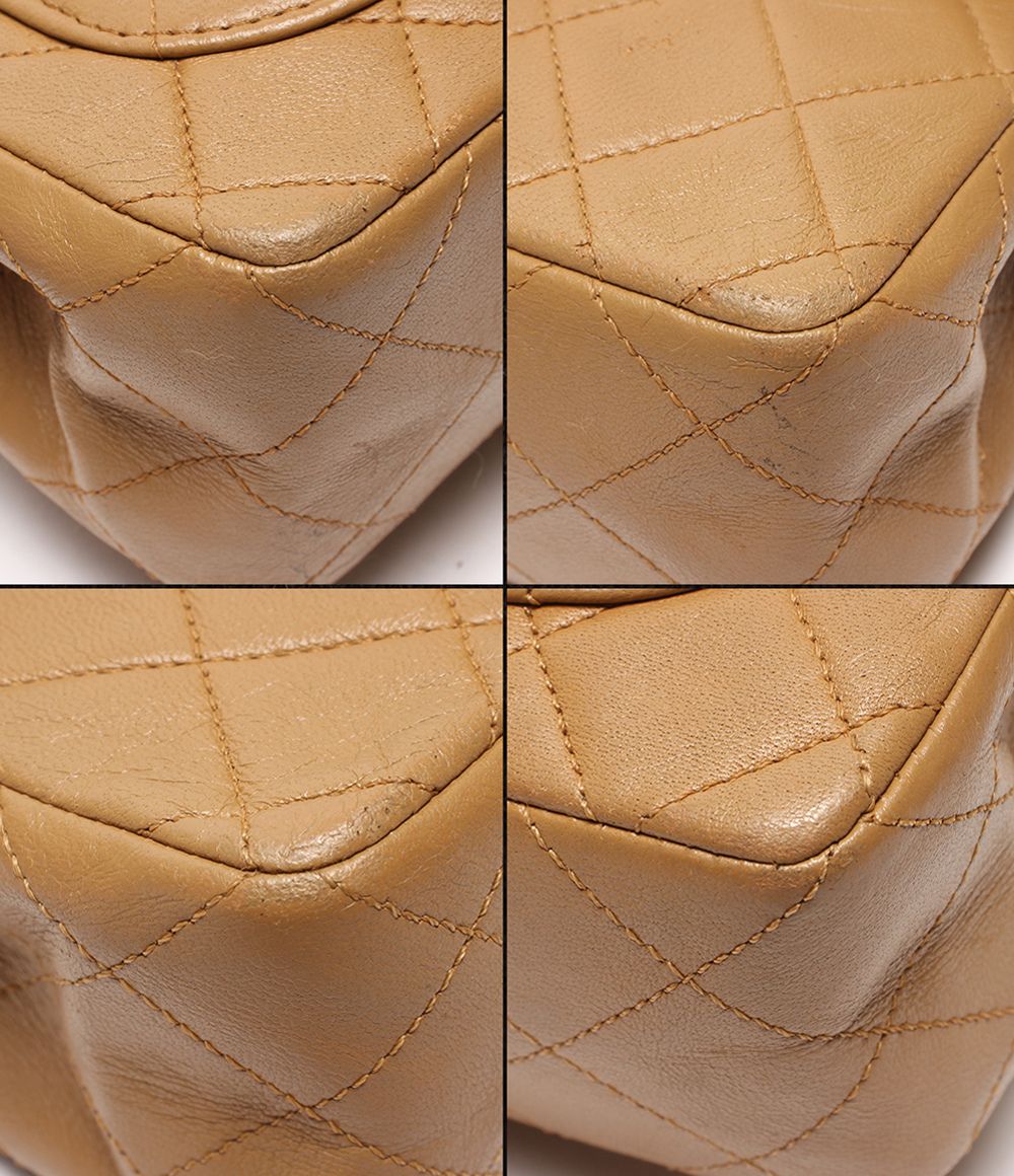 Chanel Chain Shoulder Bag Crossbody Gold Lambskin Quilted — view 5