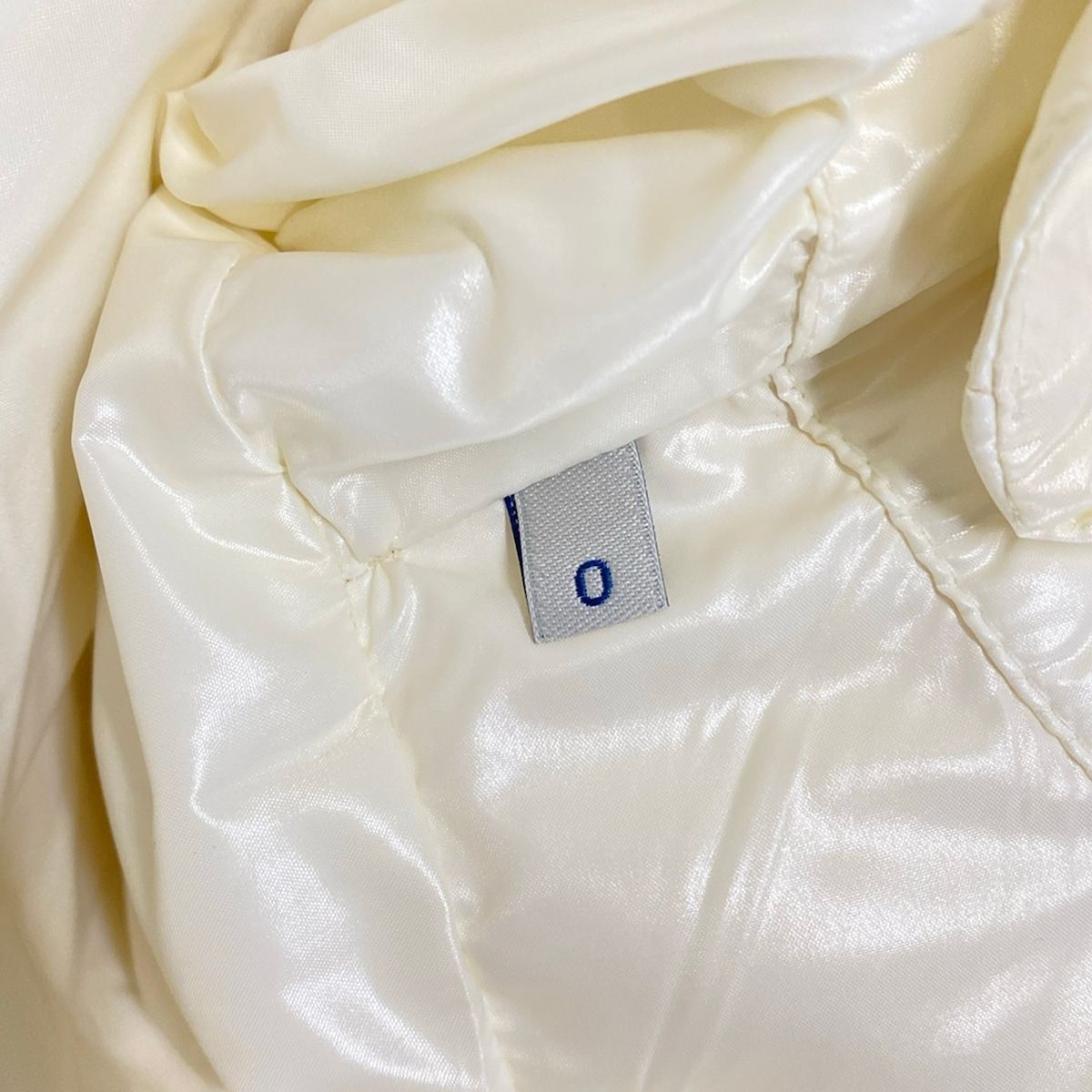 Moncler Down Jacket XS Epilobe White Long Sleeve Faux Fur Zip Up Hood 0 — view 5