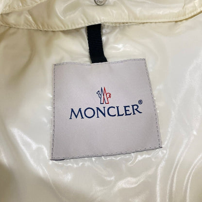 Moncler Down Jacket XS Epilobe White Long Sleeve Faux Fur Zip Up Hood 0 — view 3