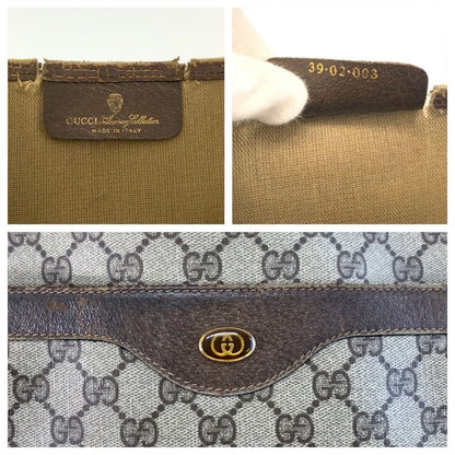 Gucci Vintage Sherry Line Beige GG Supreme Canvas 003 Tote Shoulder Bag — view 3