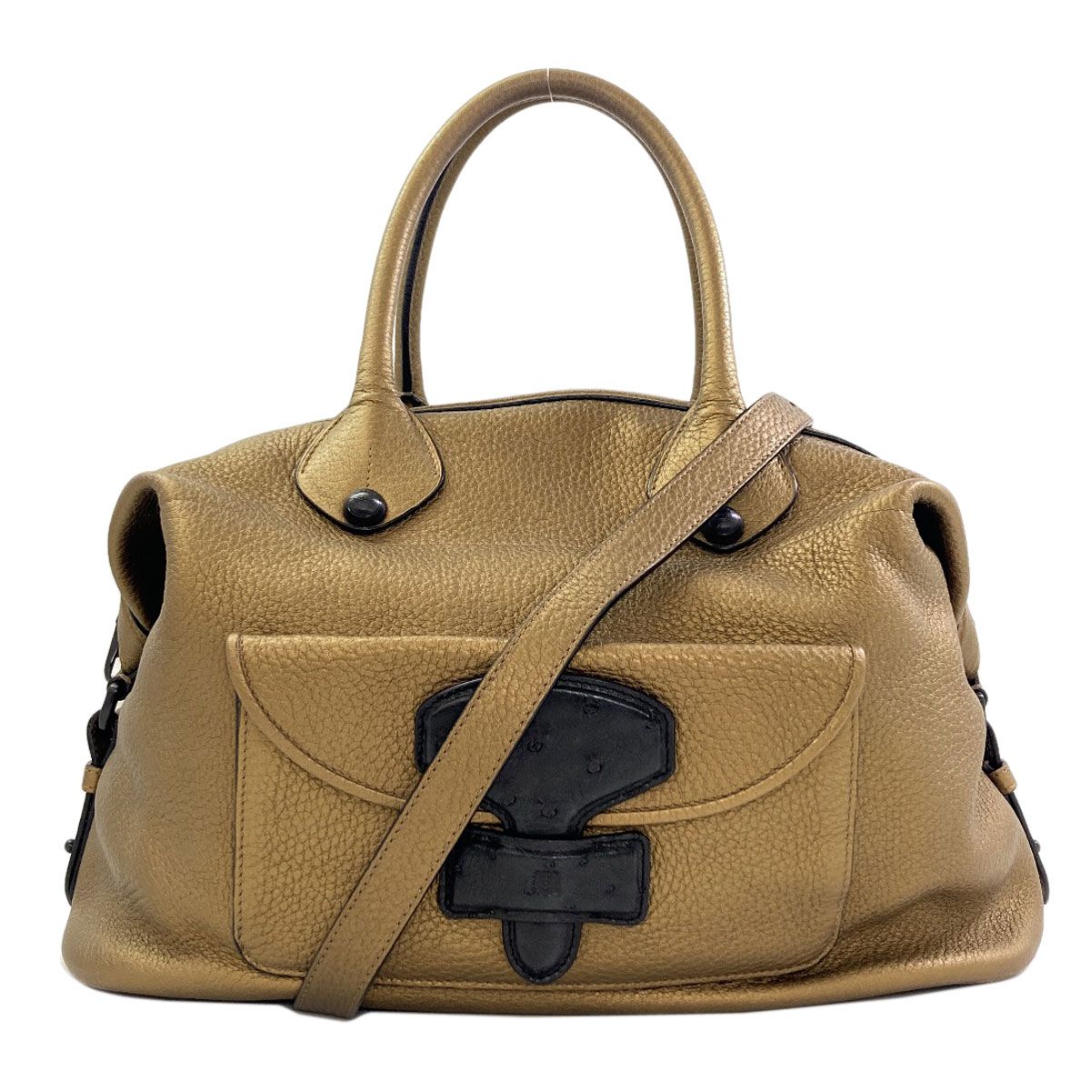 Loewe May 2-Way Handle Calfskin Handbag