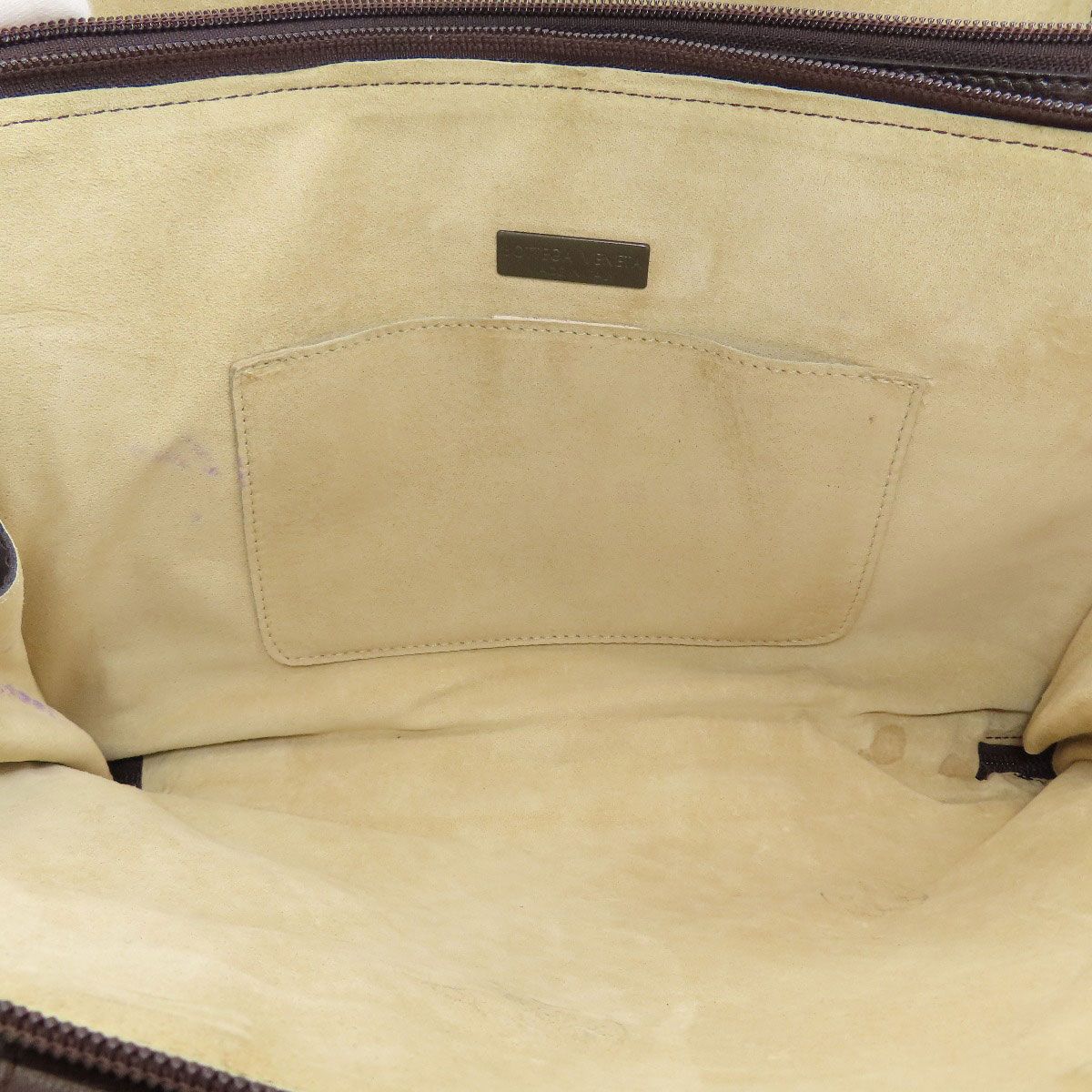 Bottega Veneta Intrecciato Handle Leather Handbag — view 7