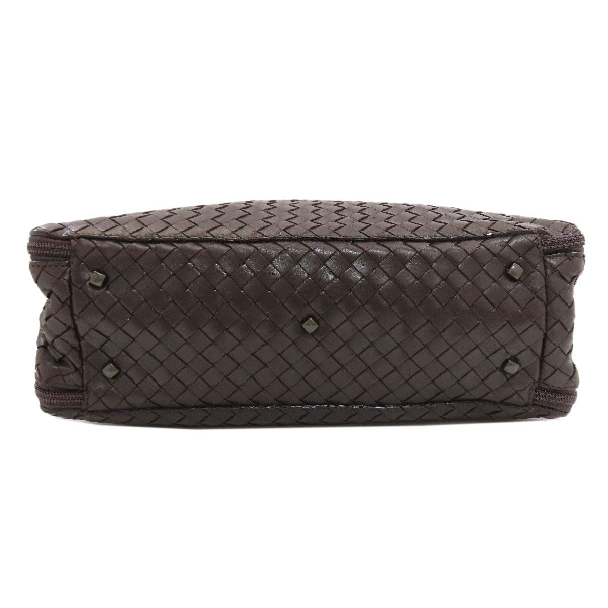 Bottega Veneta Intrecciato Handle Leather Handbag — view 4