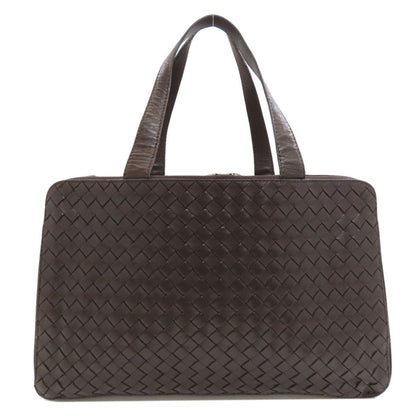 Bottega Veneta Intrecciato Handle Leather Handbag