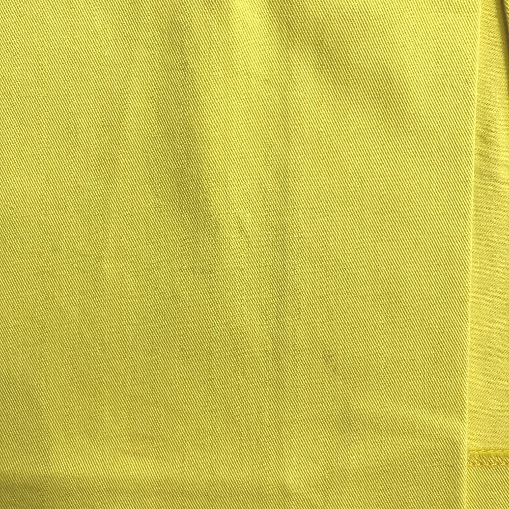 Gucci Tom Ford Era Leather Ribbon Skirt Knee Length Tight Vintage Archive Yellow 40 — view 5
