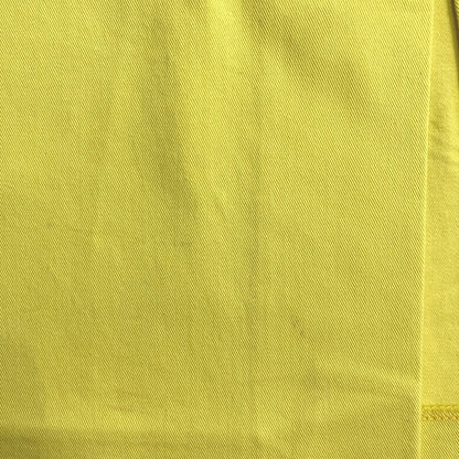 Gucci Tom Ford Era Leather Ribbon Skirt Knee Length Tight Vintage Archive Yellow 40 — view 5