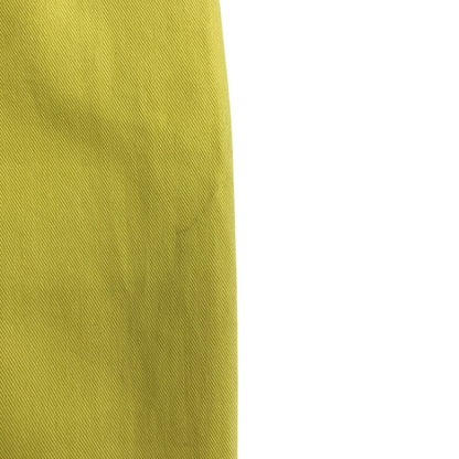 Gucci Tom Ford Era Leather Ribbon Skirt Knee Length Tight Vintage Archive Yellow 40 — view 8