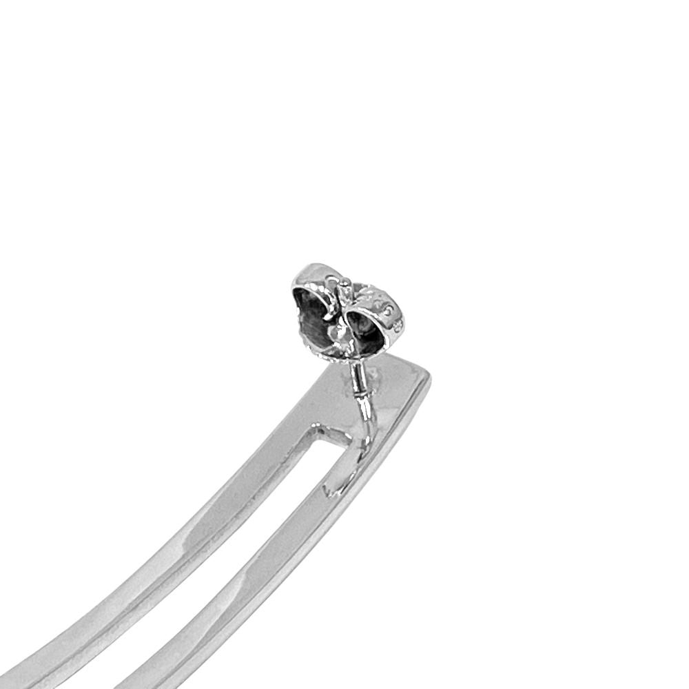 Gucci Square Logo Earrings Archive Silver — view 4