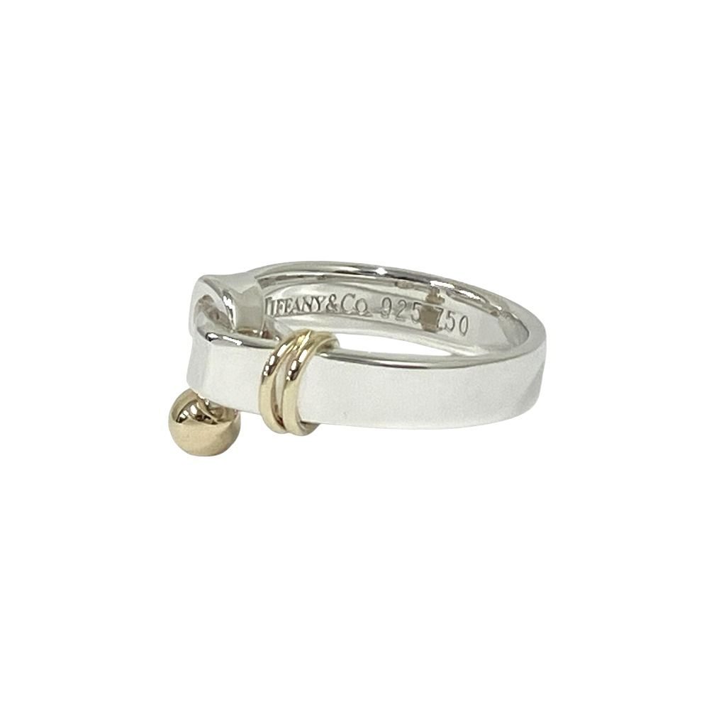 Tiffany & Co 18K Yellow Gold Hook Eye Ring No Silver — view 2