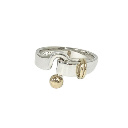 Tiffany & Co 18K Yellow Gold Hook Eye Ring No Silver