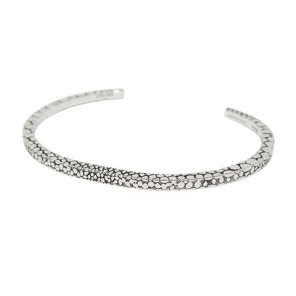 Celine Animal Square Bracelet Bangle Brass C 2 Vintage Silver
