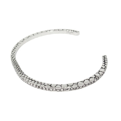 Celine Animal Square Bracelet Bangle Brass C 2 Vintage Silver — view 2