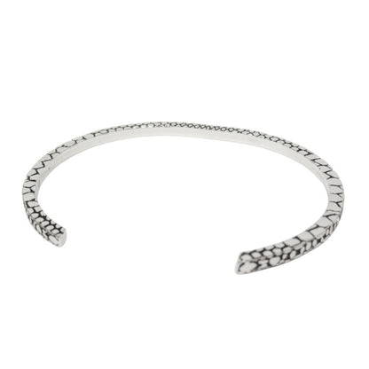 Celine Animal Square Bracelet Bangle Brass C 2 Vintage Silver — view 3