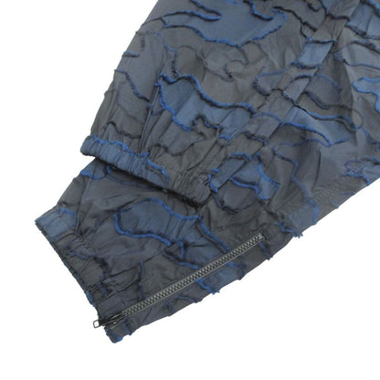 Dior Camouflage Pattern Jacquard Easy Pants Logo Charm Navy — view 3