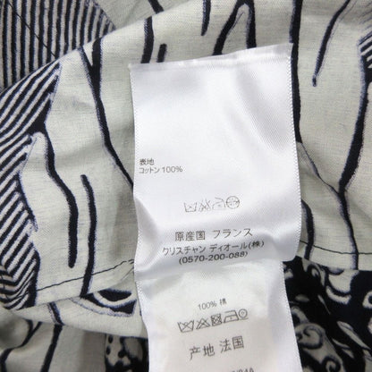 Dior Sample Open Color Aloha Shirt Top Short Sleeve All Over Pattern — view 8