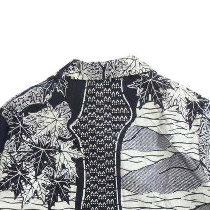 Dior Sample Open Color Aloha Shirt Top Short Sleeve All Over Pattern — view 4
