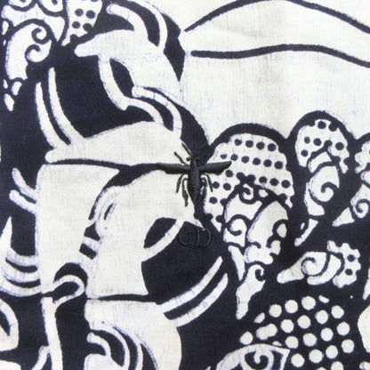 Dior Sample Open Color Aloha Shirt Top Short Sleeve All Over Pattern — view 6
