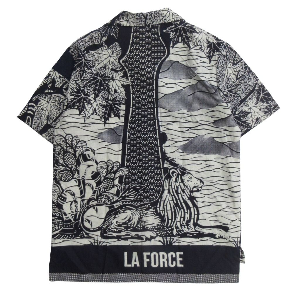 Dior Sample Open Color Aloha Shirt Top Short Sleeve All Over Pattern — view 2