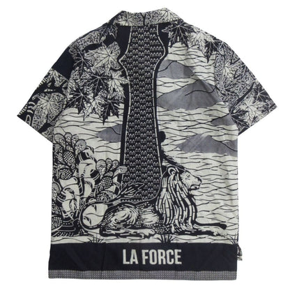 Dior Sample Open Color Aloha Shirt Top Short Sleeve All Over Pattern — view 2