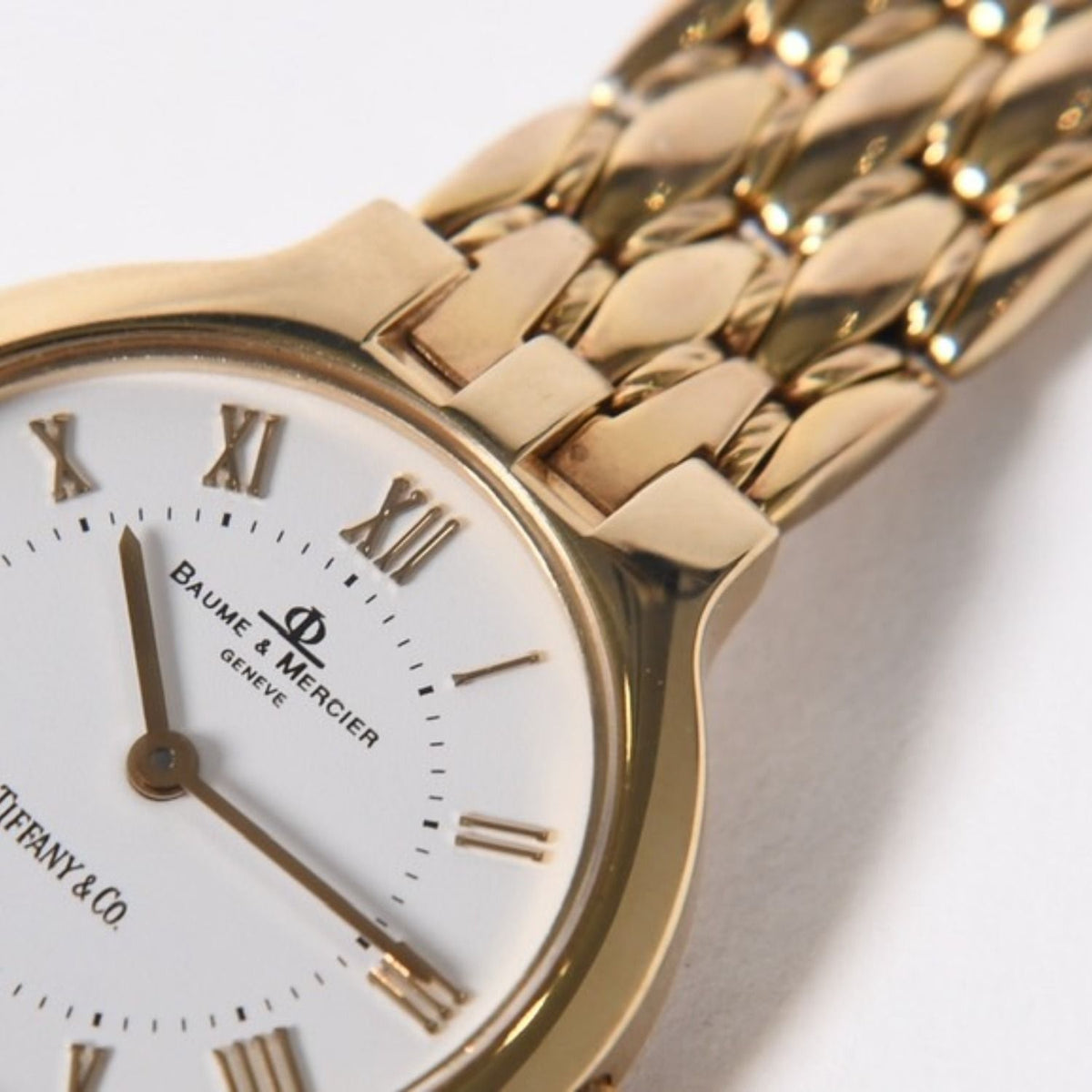 Tiffany & Co Baume & Mercier Classic Watch 14k White Dial — view 8